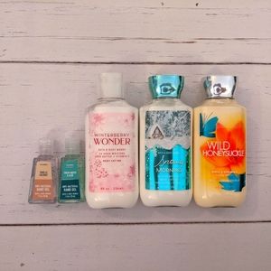 5 Piece Bath and Body Works lot - lotion - Nwt BBW